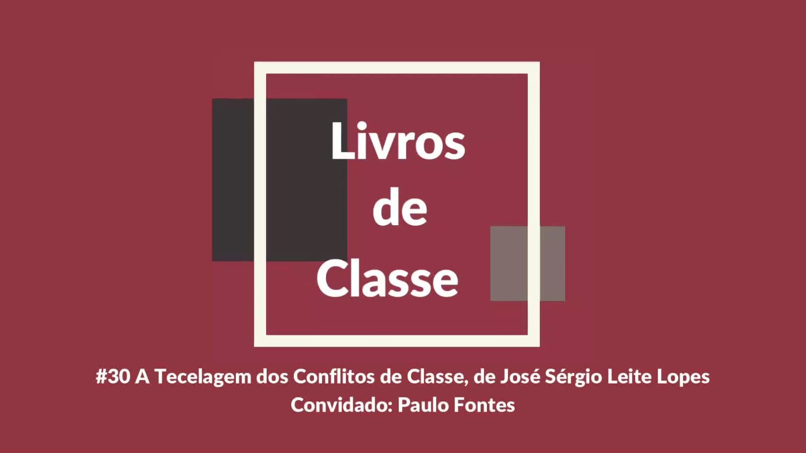 Livros de Classe #30: A Tecelagem dos Conflitos de Classe, de José Sérgio Leite Lopes, por Paulo Fontes